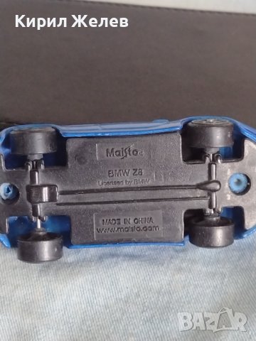 Метална количка BMW Z8 MADE IN CHINA кабриолет интересен модел за КОЛЕКЦИЯ 62971, снимка 8 - Колекции - 40709720