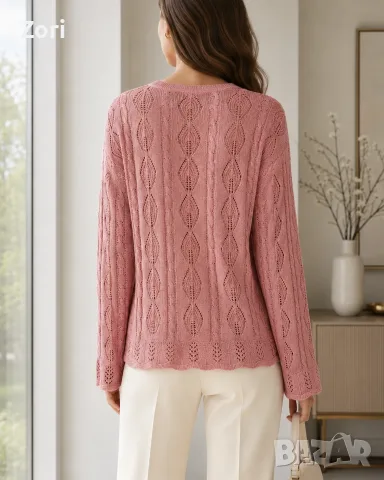 ИЗКЛЮЧИТЕЛНО КРАСИВА блуза 3XL/4XL размер, снимка 2 - Блузи с дълъг ръкав и пуловери - 55872889