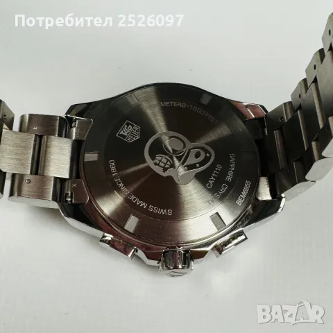 Часовник TAG Heuer Aquaracer Chronograph 43mm CAY1110, снимка 10 - Мъжки - 47350729