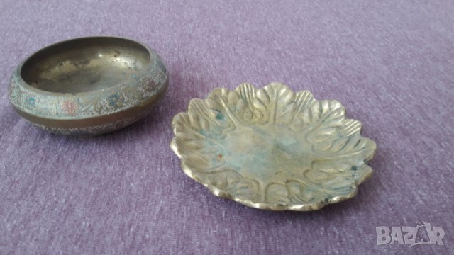 месингови и железни свещници кани панички, снимка 5 - Декорация за дома - 37556020