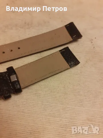 Кожена каишка за часовник , снимка 5 - Каишки за часовници - 49123473