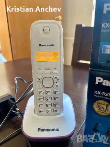 Стационарен телефон Panasonic, снимка 2 - Стационарни телефони и факсове - 54099023