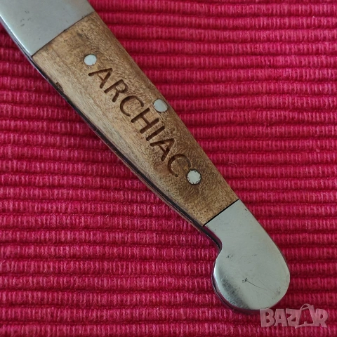 Джобно ножче с дървени чирени. , снимка 8 - Ножове - 53143716