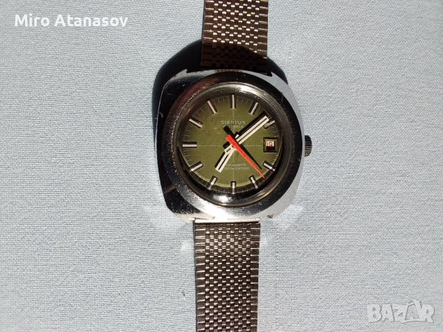 Швейцарски мъжки ръчен часовник DIANTUS 17jewels, снимка 1