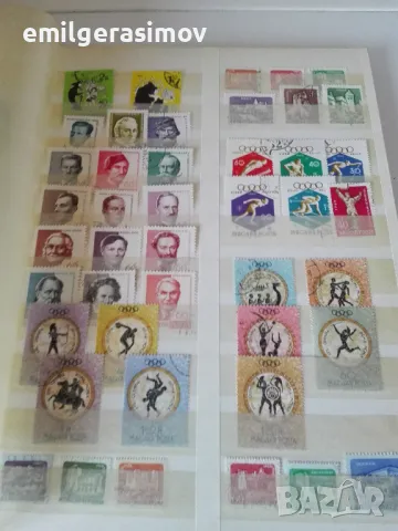 Класьор с пощенски марки и лот картички., снимка 3 - Филателия - 50321964