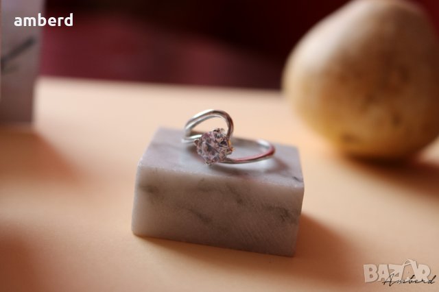 Стилен  сребърен пръстен модел R091, снимка 7 - Пръстени - 28951861