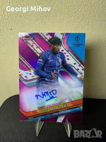 Noni Madueke Auto /125 Topps Finest Chelsea