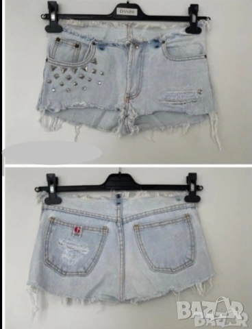 къси дънки jeans mom пола S 34/36, снимка 13 - Къси панталони и бермуди - 38135228