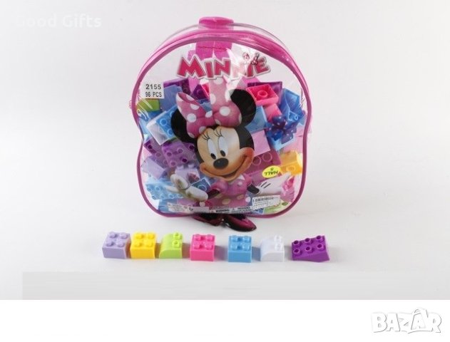 Конструктор в раница Мини Маус, 96 части