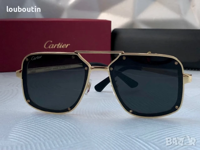 Cartier мъжки слънчеви очила 2 цвята, снимка 17 - Слънчеви и диоптрични очила - 50741556