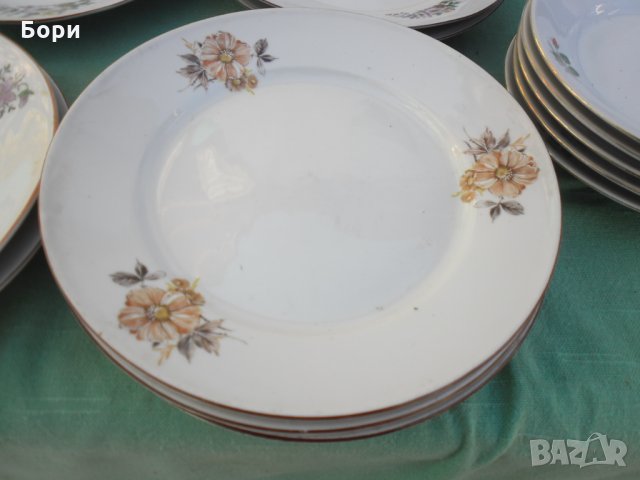 Български порцелан чинии,купи сосиера  37 части, снимка 8 - Чинии - 34882052