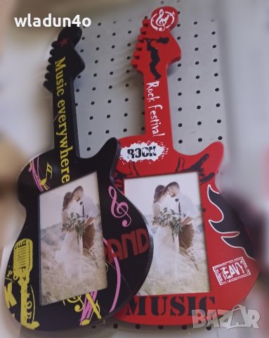 Дървена ФОТОрамка Китара -20-36лв, снимка 15 - Подаръци за рожден ден - 39533688