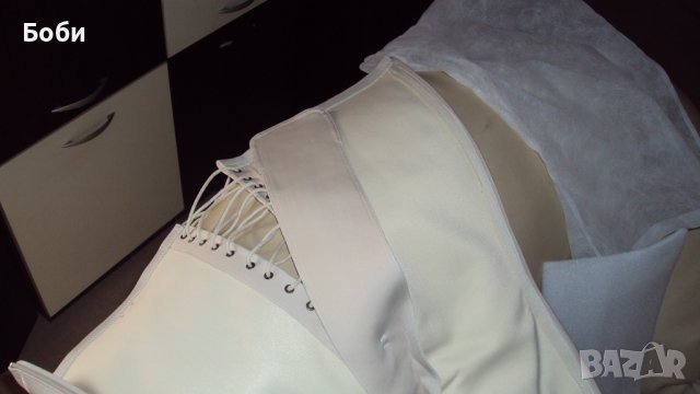 Кожени бяло-бежави чизми 40 номер, снимка 7 - Дамски ботуши - 38953196