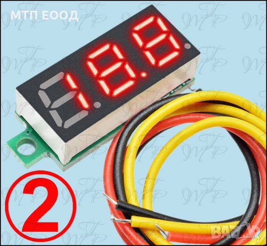 Волтметър прецизен, точен волтмер, ампермер, амперметър, волтампер, волт, ампер измерване, снимка 2 - Друга електроника - 31146698