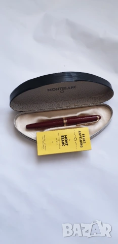 Писалка Montblanc 252 в цвят бордо със златен писец 585, снимка 13 - Антикварни и старинни предмети - 53066872