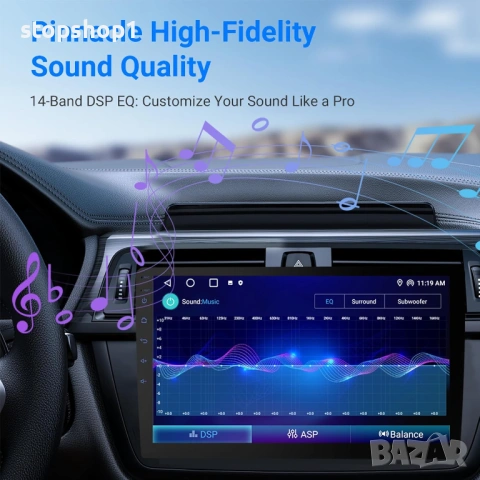 Автомобилни аксесоари 7" HD двудинова автомобилна стерео система с Carplay и Android Auto, 2+64G авт, снимка 8 - Аксесоари и консумативи - 54079784