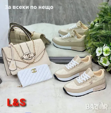 Chanel Дамски Маратонки👟Дамски Спортни Обувки Шанел - Различни Цветове Код SEM-582, снимка 4 - Маратонки - 55876279