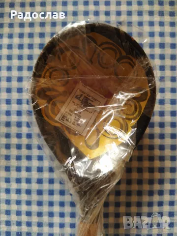 СССР сувенир дървена лъжица , снимка 2 - Ръчно изработени сувенири - 49550068