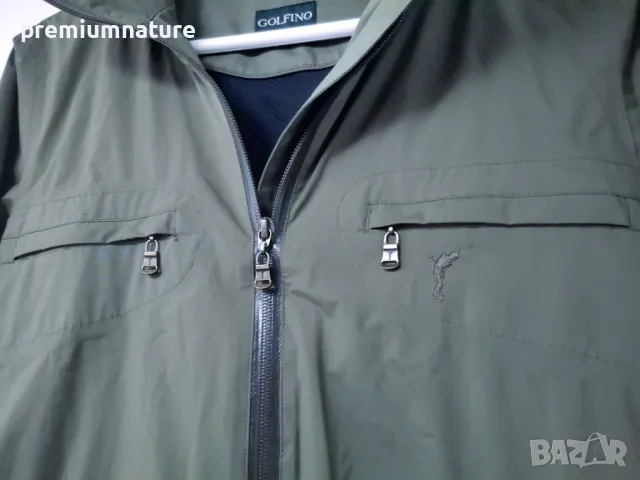 🧭 GOLFINO / хибридно трекинг яке тип ветровка, снимка 4 - Якета - 49422562