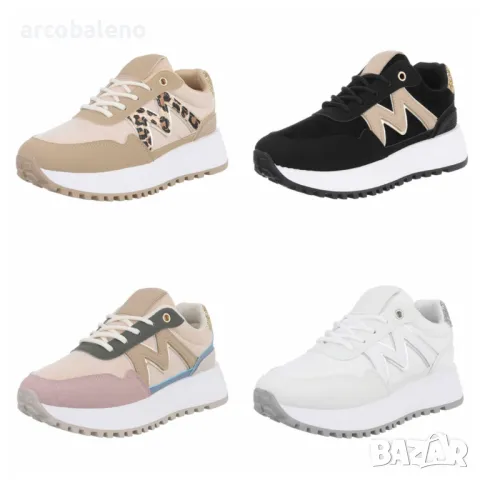 Дамски ниски кецове, 4цвята 