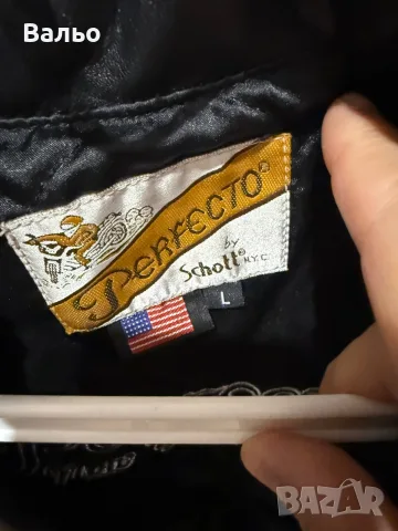 Дамски кожен елек Schott, снимка 3 - Якета - 55975534