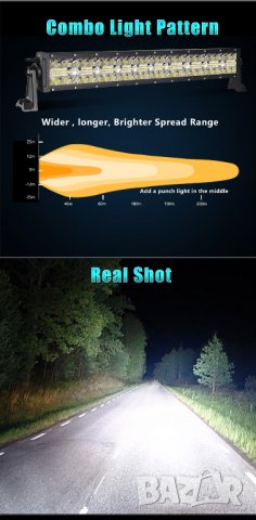 Лed bar  22"  390 W, снимка 5 - Аксесоари и консумативи - 34147172