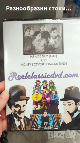 DVD с Ретро Комедии: Mr. Wise Guy & Mickey's Covered Wagon