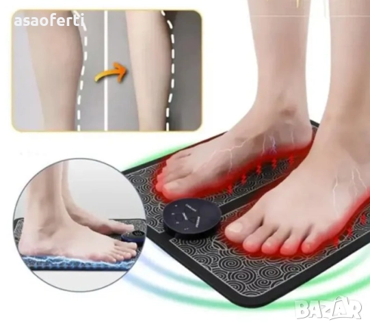 ⚡ EMS Масажор за Крака с Пулс Терапия – Релакс, Стимулация и Подобрено Кръвообращение, снимка 2 - Масажори - 52552072