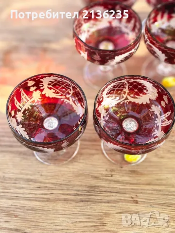 Кристални чаши Egermann Bohemian

, снимка 4 - Сервизи - 55816738