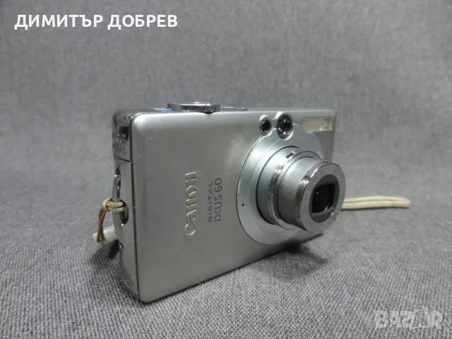 ЦИФРОВ ФОТОАПАРАТ CANON DIGITAL IXUS 60 DIGITAL 6.0MP CCD DIGITAL CAMERA Y2K RETRO DIGICAM, снимка 4 - Фотоапарати - 55752812