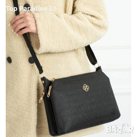 Елегантна дамска чанта с дълга дръжка за рамо., снимка 4 - Чанти - 44553033