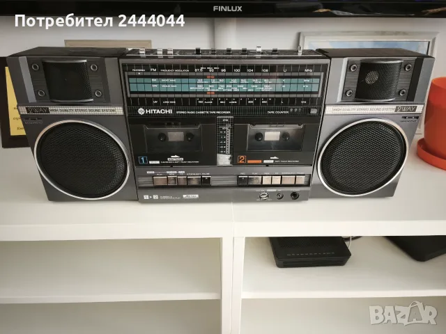 Касетофон hitachi, снимка 6 - Радиокасетофони, транзистори - 56542343