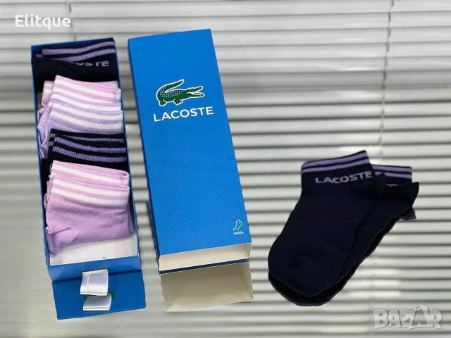 6 чифта чорапи в кутия  alonpuma calvin klein Victoria's secret Tommy Hilfiger Louis Vuitton , снимка 7 - Дамски чорапи - 52941956