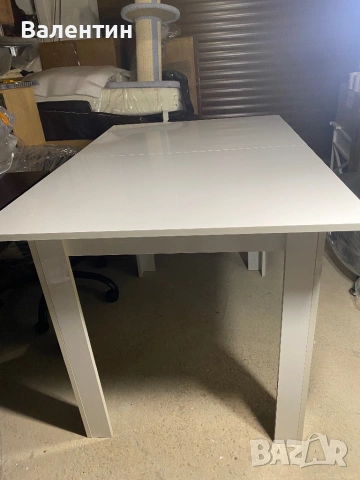 Разтегателна трапезна маса HOMCOM, снимка 7 - Маси - 53261213