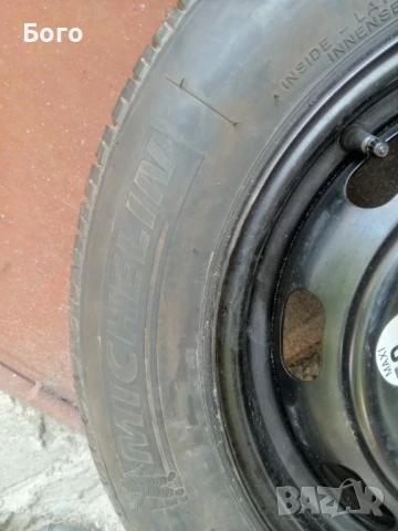 Продавам 1 бр.резервна гума195/55/16 и джанта, снимка 3 - Гуми и джанти - 50713915