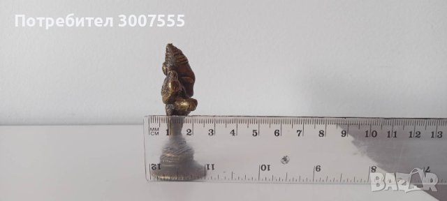 Антична месингова статуетка на бог Ганеша, снимка 6 - Антикварни и старинни предмети - 40600613