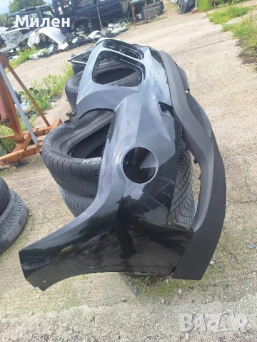 BMW X1 E84 LCI Facelift X-Line 2012-2015 Година Предна Броня Оригинална Със Спойлер БМВ Х1 Фейслифт , снимка 4 - Части - 50482052