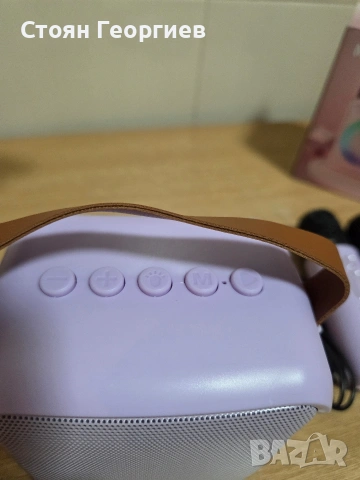 Чисто нова преносима мини караоке система (модел K12) с два безжични микрофона. , снимка 4 - Аудиосистеми - 54072712