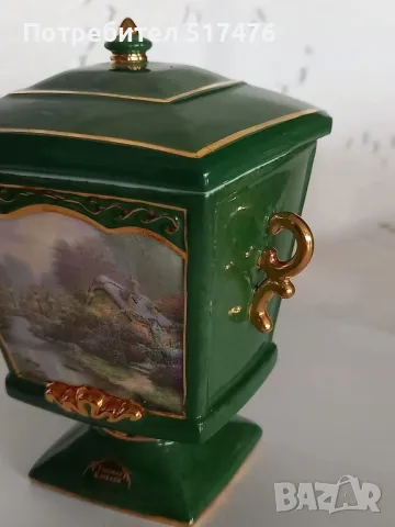 Порцеланова музикална кутия Thomas Kinkade , снимка 2 - Декорация за дома - 48943764