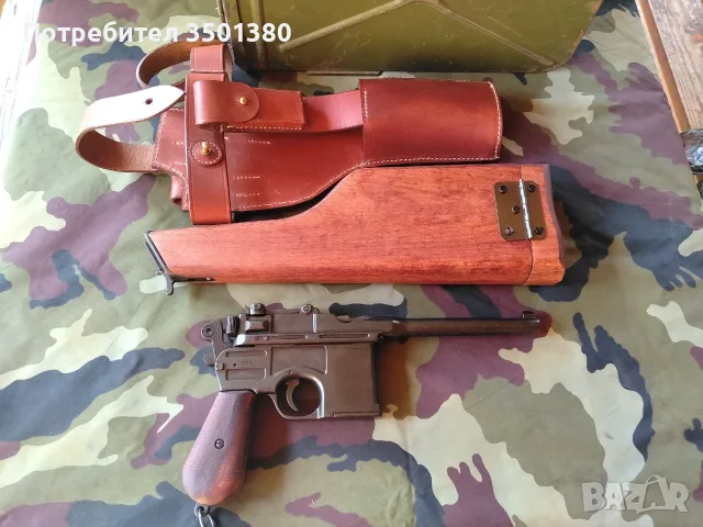 Пистолет Mauser C96, снимка 4 - Антикварни и старинни предмети - 56112218