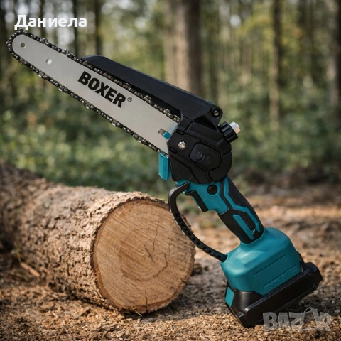 Акумулаторен верижен трион BOXER 2000W с 2 акумулаторни батерии