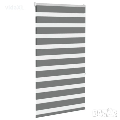 vidaXL Зеброва щора 75x150 см Ширина на плата 70,9 см Полиестер, снимка 2 - Щори - 56147559