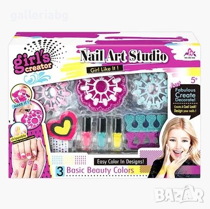 Студио за ноктопластика и маникюр / детски комплект за правене на нокти, снимка 2 - Други - 40298756