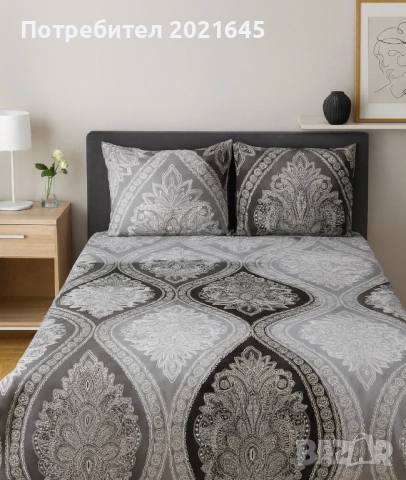 чаршаф с ластик и 2 калъфки за приста , снимка 2 - Спално бельо - 52475128