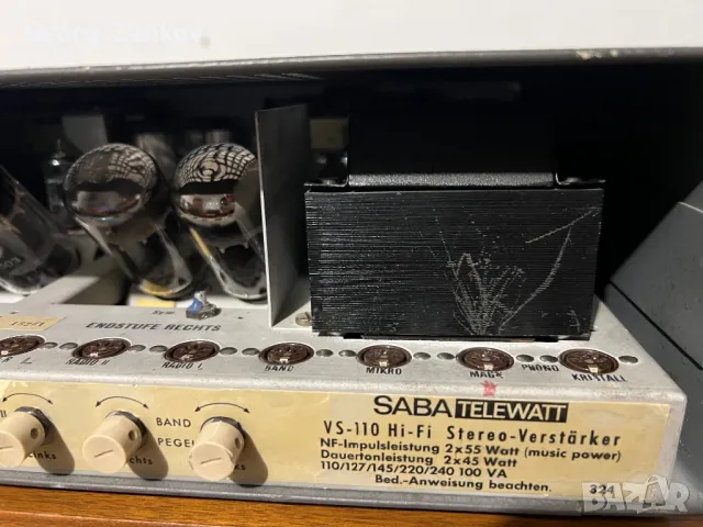 Saba Telewatt VS-110 / Klein & Hummel, снимка 6 - Ресийвъри, усилватели, смесителни пултове - 50060579