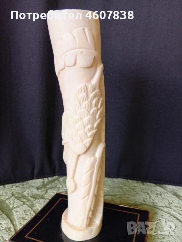 Ваза слонова кост 17 см, снимка 4 - Декорация за дома - 52548046