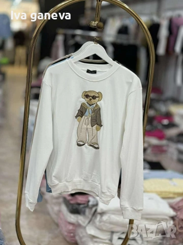 Блуза с мече , снимка 2 - Блузи с дълъг ръкав и пуловери - 53059824