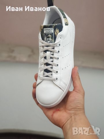 маратонки   adidas Originals Stan Smith White Camo номер 41, снимка 4 - Маратонки - 37315265