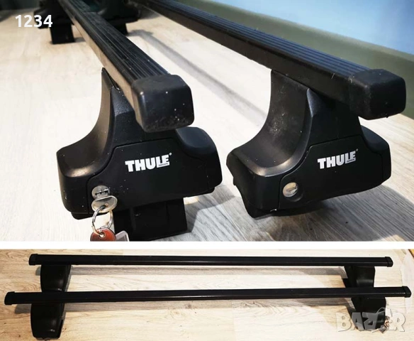 багажник (напречни греди) THULE за Фолкваген Голф 7 (след 2013г)