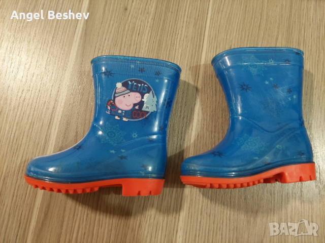 Бебешки гумени ботуши Peppa Pig - размер 4(UK)/ 20-21 (EU), снимка 4 - Бебешки боти и ботуши - 54346662